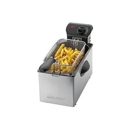 Clatronic 3L Fritureapparat - 25L Rustfrit Stål | Perfekt Stegning & Holdbar Kvalitet!